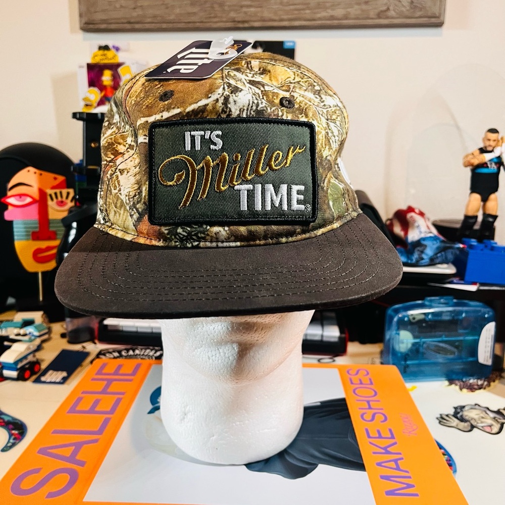 Miller Time Camouflage Trucker Hat